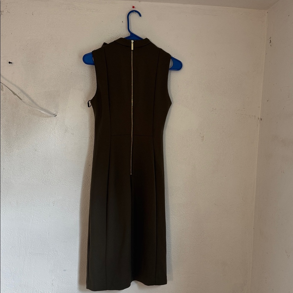 Calvin Klein green olive or dark green dress size 4 - Picture 10 of 16